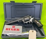 Ruger Super Redhawk 480 Ruger 7 1/2 Revolver Red Eggshell Matte Gray Rings - 1 of 18