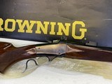 Browning Low Wall Hunter 24 Inch Octagon Deluxe 223 Remington 1885 Single Shot - 4 of 19