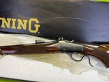 Browning Low Wall Hunter 24 Inch Octagon Deluxe 223 Remington 1885 Single Shot - 17 of 19
