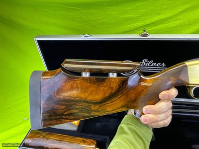CUSTOM Factory SILVER SEITZ Trap 12 GA 2 Barrel Set Competition Rib - Image 5 of 19
