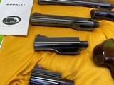 DAN WESSON Revolver 15-2 Pistol PAC 5 Barrel Set 357 Magnum Case Extras DWA - 16 of 20