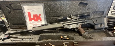 RARE FACTORY HECKLER & KOCH HK PSG1 SNIPER RIFLE KIT PACKAGE GERMAN H&K 308