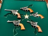RARE 5 COLT Single Action Army SHERIFFS Custom Shop Reserve Set ROYAL BLUE 3rd Generation 1987 Limited - 7 of 20