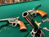 RARE 5 COLT Single Action Army SHERIFFS Custom Shop Reserve Set ROYAL BLUE 3rd Generation 1987 Limited - 9 of 20