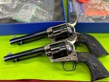 CONSECUTIVE PAIR COLT SINGLE ACTION ARMY SAA 38 Special 3rd Gen Tuned 5 1/2 Barrel - 6 of 19