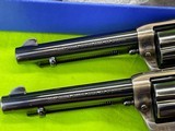 CONSECUTIVE PAIR COLT SINGLE ACTION ARMY SAA 38 Special 3rd Gen Tuned 5 1/2 Barrel - 3 of 19