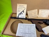 LNIB Thompson Auto Ordnance 1927 A3 22 LR Semi Auto Rifle 18” West Hurley - 2 of 18