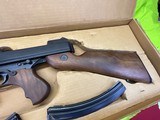 LNIB Thompson Auto Ordnance 1927 A3 22 LR Semi Auto Rifle 18” West Hurley - 5 of 18