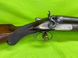 RARE W.W. Greener 8 Bore Gauge Double Barrel Toplever Hammer SxS Antique - 3 of 20