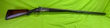 RARE W.W. Greener 8 Bore Gauge Double Barrel Toplever Hammer SxS Antique