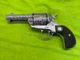 Ruger Vaquero 3 3/4 Sheriffs SAA Barnett Master Engraved Cowboy 10596 TALO 44 Magnum - 4 of 14