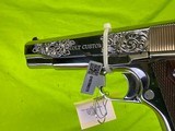 COLT 1911 Custom Shop BSTS Bright Stainless 45 ACP 5” 01070BSTS O Engraved - 12 of 14