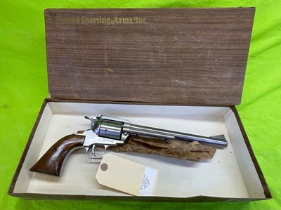 UNITED SPORTING ARMS EL DORADO SAA Revolver 44 Magnum 9 1/2” Stainless Box