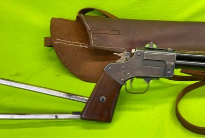 MARBLES 1921 2nd Model GAME GETTER COMBINATION 22 LR x 44 410 2” 21” Brl - Image 3 of 12