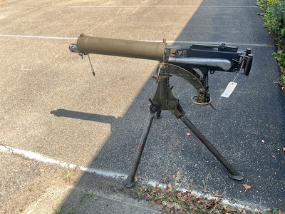Ice House BRITISH Vickers MG & Tripod 303 WWII Belt Fed Semi Auto