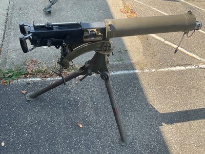 Ice House BRITISH Vickers MG & Tripod 303 WWII Belt Fed Semi Auto - Image 9 of 20