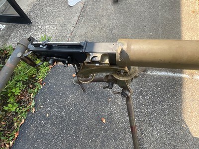 Ice House BRITISH Vickers MG & Tripod 303 WWII Belt Fed Semi Auto - Image 13 of 20