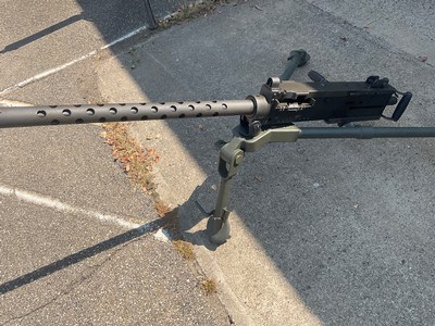 50 BMG Cal Browning COLT M3 Tripod M2 NWJ Aircraft Semi Auto Belt Fed WWII - Image 4 of 12