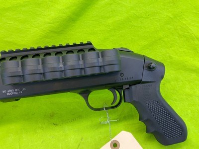 Custom Limited MG Arms MFG ‘THE PIG’ Super Shorty 12GA AOW Pump Shotgun 12 GA Mossberg 590 - Image 4 of 16