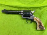 Colt 1873 Single Action Army SAA 44-40 WCF 5 1/2 3rd Gen MFG 1992 STAG Grip - 4 of 19