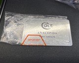 RARE LIMITED COLT Anaconda FIRST EDITION Bright Stainless 44 6” MFG 1991 - 4 of 16