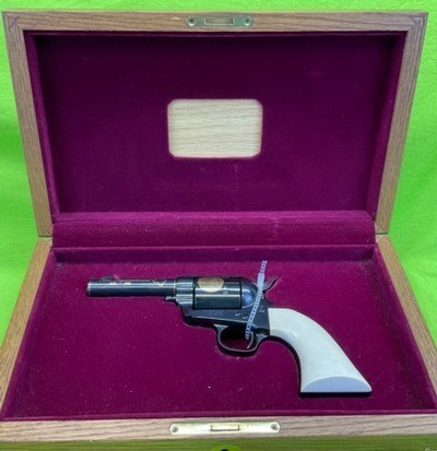 COLT Single Action Army Texas SESQUICENTENNIAL IVORY 1873 MFG 1986 Sheriffs Model SAA