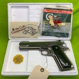 RARE Colt Service Model ACE 22 LR 1911 5” Electroless Nickel Plate MFG 1980-81
