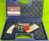 Custom Colt Python 357 Magnum Stainless Ported Revolver Ivory Lite 2 1/2 In - 1 of 19