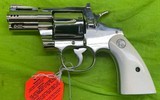 Custom Colt Python 357 Magnum Stainless Ported Revolver Ivory Lite 2 1/2 In - 4 of 19