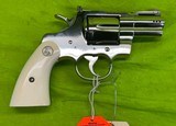 Custom Colt Python 357 Magnum Stainless Ported Revolver Ivory Lite 2 1/2 In - 3 of 19