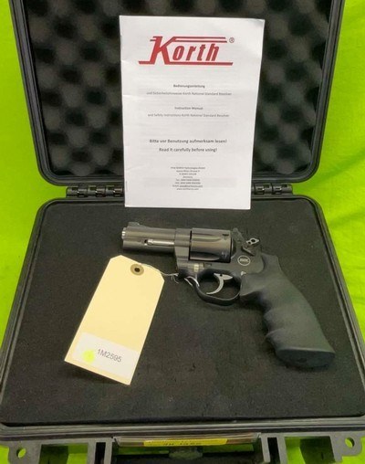 USED Nighthawk NHC KORTH National Standard 3” 357 Magnum German Revolver