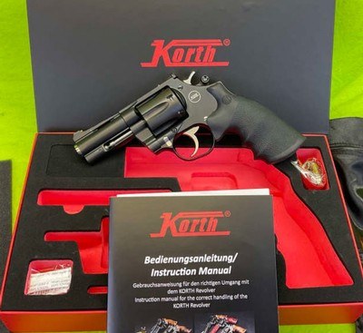 NEW KORTH MONGOOSE 3” 357 Magnum Revolver Carry EDC GERMAN NIGHTHAWK