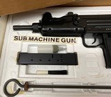 Factory Full Auto PRE-MAY Dealer Sample 9MM UZI ISRAELI Action Arms Keeper SMG - 5 of 15