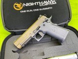 NIGHTHAWK CUSTOM Delegate 2011 Commander 9MM FDE SANDHAWK Nitride Two Tone - 12 of 19