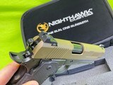 NIGHTHAWK CUSTOM Delegate 2011 Commander 9MM FDE SANDHAWK Nitride Two Tone - 8 of 19