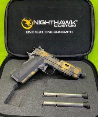 NIGHTHAWK CUSTOM Agency Arms AGENT 2 COMMANDER 1911 9MM Threaded NHC IOS