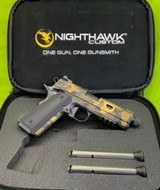 NIGHTHAWK CUSTOM Agency Arms AGENT 2 COMMANDER 1911 9MM Threaded NHC IOS - 1 of 12