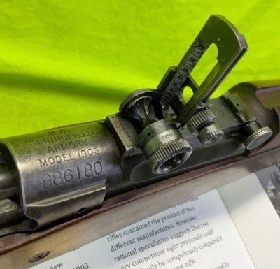 RARE SPRINGFIELD 1903 30-06 Bolt Action PROTOTYPE Documented WWI Matching Lyman WARNER Sight - Image 11 of 20