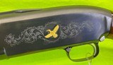 Winchester Model 12 Shotgun PIGEON Grade Gold Inlays & Engraved 1953 Trap Skeet C&R - 12 of 14