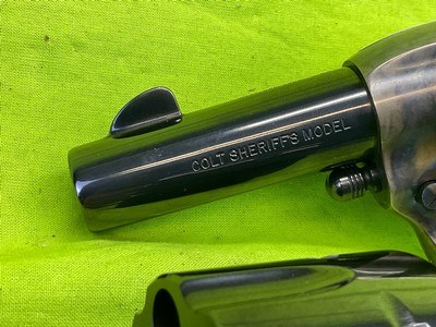 COLT SAA 1873 Single Action Army SHERIFF 44 Spl 44-40 WCF 3rd Gen Convertible - Image 3 of 17