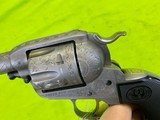 Custom Engraved RUGER NEW VAQUERO 45 Colt 5 1/2 In Cowboy Action CAS #1 - 11 of 20