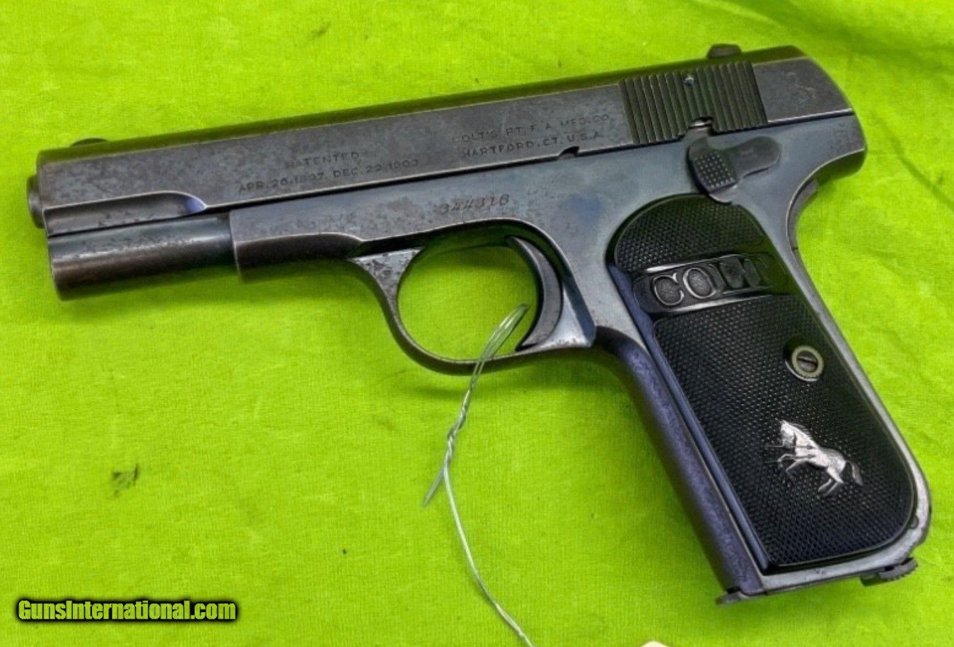 Vintage Colt 1903 Pocket Hammerless 32 ACP 7.65 Browning Auto MFG 1920 C&R