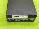 Colt Police Positive Special 38 Spl 4” Blue PRE-WAR 1922 Revolver Box C&R - 2 of 20