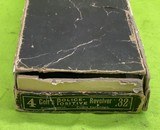 Colt Police Positive 4” 32 Long Blue PRE-WAR 1920 Revolver Box Papers C&R - 3 of 20