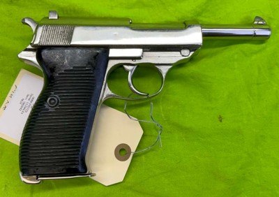 German Walther AC43 P38 9MM Pistol P 38 Rig Nickel Plated Semi WWII C&R - Image 4 of 18