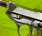 German Walther AC43 P38 9MM Pistol P 38 Rig Nickel Plated Semi WWII C&R - 10 of 18