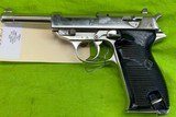 German Walther AC43 P38 9MM Pistol P 38 Rig Nickel Plated Semi WWII C&R - 3 of 18