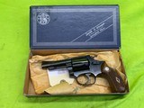 Smith Wesson S&W Model 36 3” Revolver 38 Special Blue Box & Papers