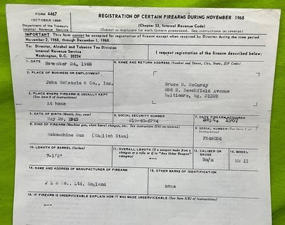 Original British WWII Factory STEN 9MM SMG TRANSFERABLE Amnesty Registered C&R - Image 17 of 19
