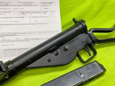 Original British WWII Factory STEN 9MM SMG TRANSFERABLE Amnesty Registered C&R - Image 13 of 19